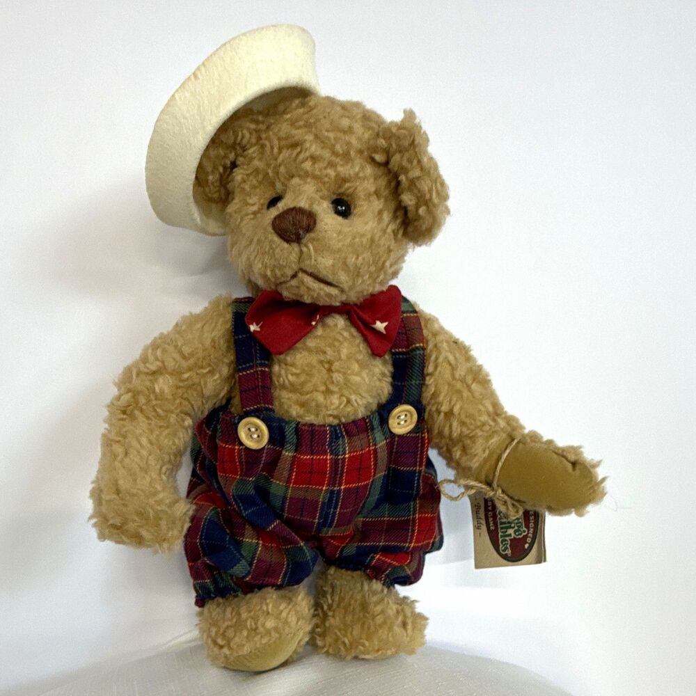 Title:Vintage 1995 Ganz Cottage Collectibles 11" "Buddy" Teddy by Lorraine Chien